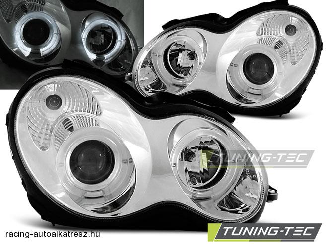 Mercedes Benz C-Klasse Első Lámpa, Tuning-Tec, Angel Eyes (Évj.: 2000.07 - 2004.03) 