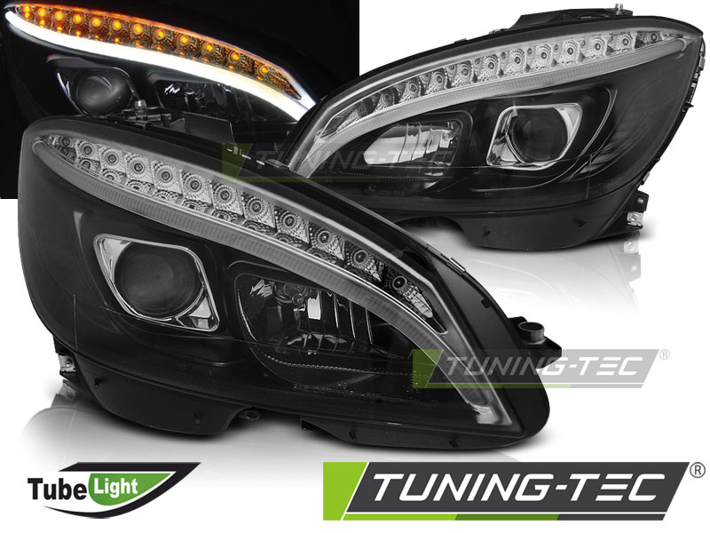 Mercedes W204, Első Lámpa Daylight TubeLight, C-Klasse (Évj.: 2007 - 2010) by Tuning-Tec 