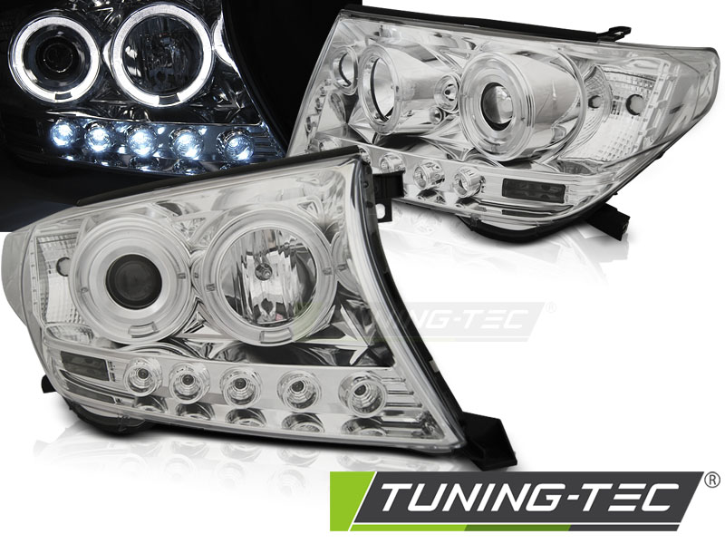 Land Cruiser FJ200, Angel Eyes Első Lámpa, (Évj.: 2007 - 2012) by Tuning-Tec 