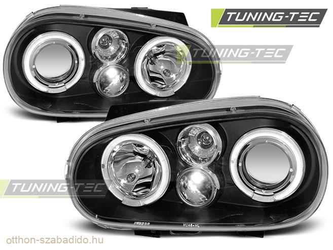 VW Golf 4 Első Lámpa, Tuning-Tec, Angel Eyes (Évj.: 1997.09 - 2003.09) 