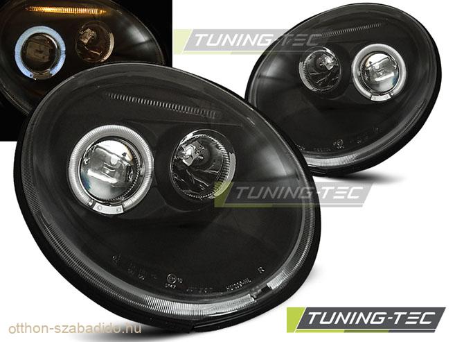 VW Beetle Első Lámpa, Tuning-Tec, Angel Eyes (Évj.: 1998.10 - 2005.05) 