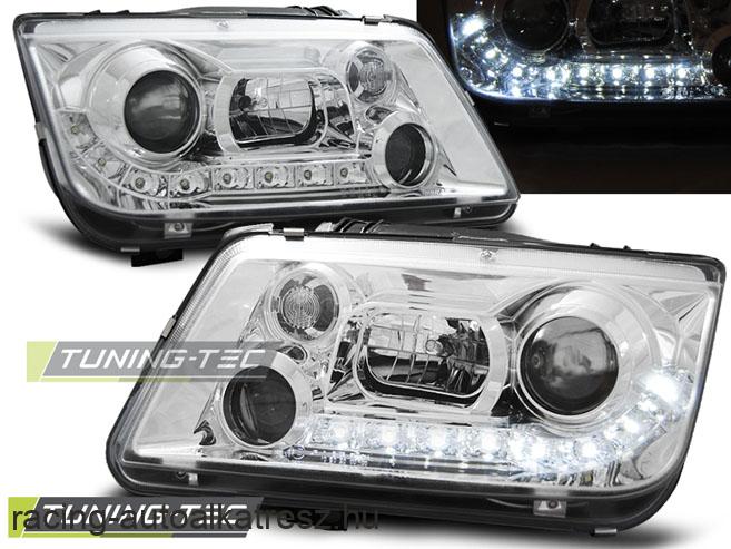 VW Bora Első Lámpa, Tuning-Tec, Daylight, Nappali menetfény Optikás (Évj.: 1998.09 - 2005.05) 