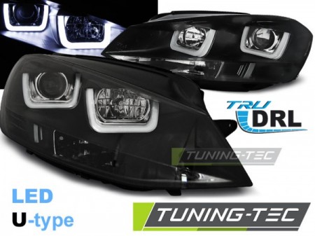 VW Golf 7, U-Type Első Fényszóró Lámpa by Tuning-Tec, (Évj.: 2012.11 -től) 