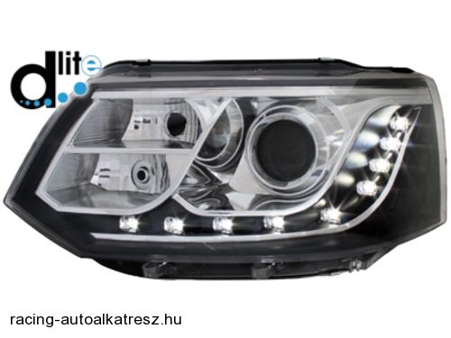 Vw T5 GP Első Fényszóró Lámpa, Dectane, D-Lite, Nappali Menetfénnyel  (Évj.: 2009 -től) 