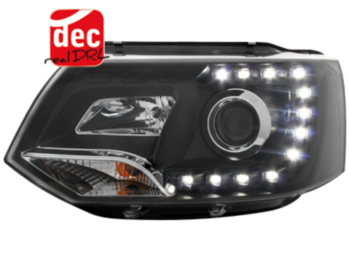 Vw T5 GP Első Fényszóró Lámpa, real DRL, Nappali Menetfénnyel  (Évj.: 2010 -től) by Dectane 