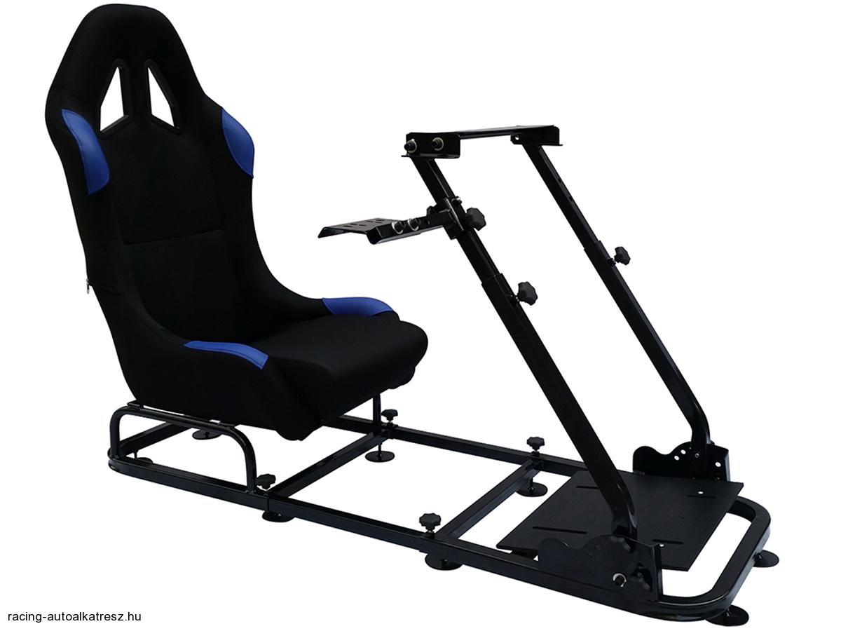 Szimulátor ülés Fekete/Kék FK Automotive