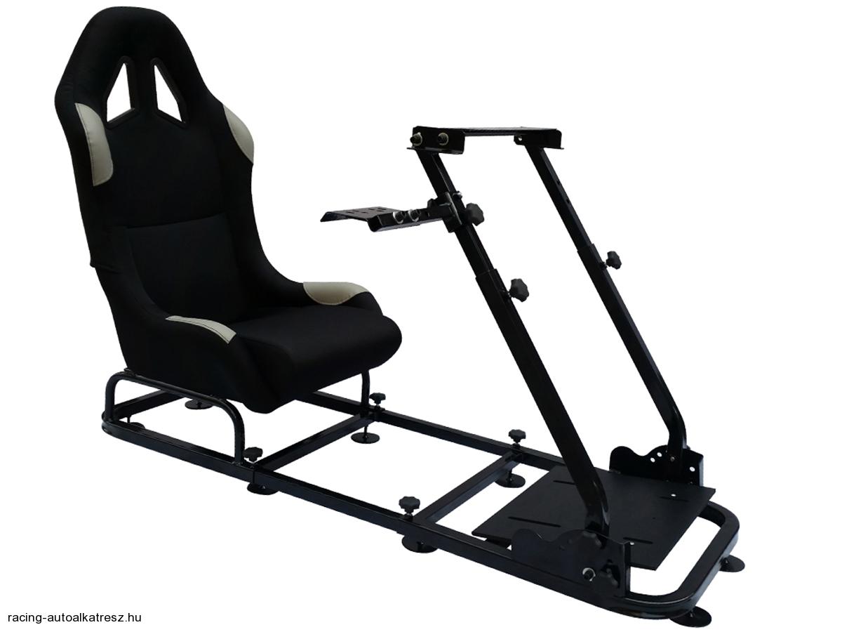 Szimulátor ülés Fekete/Szürke FK Automotive