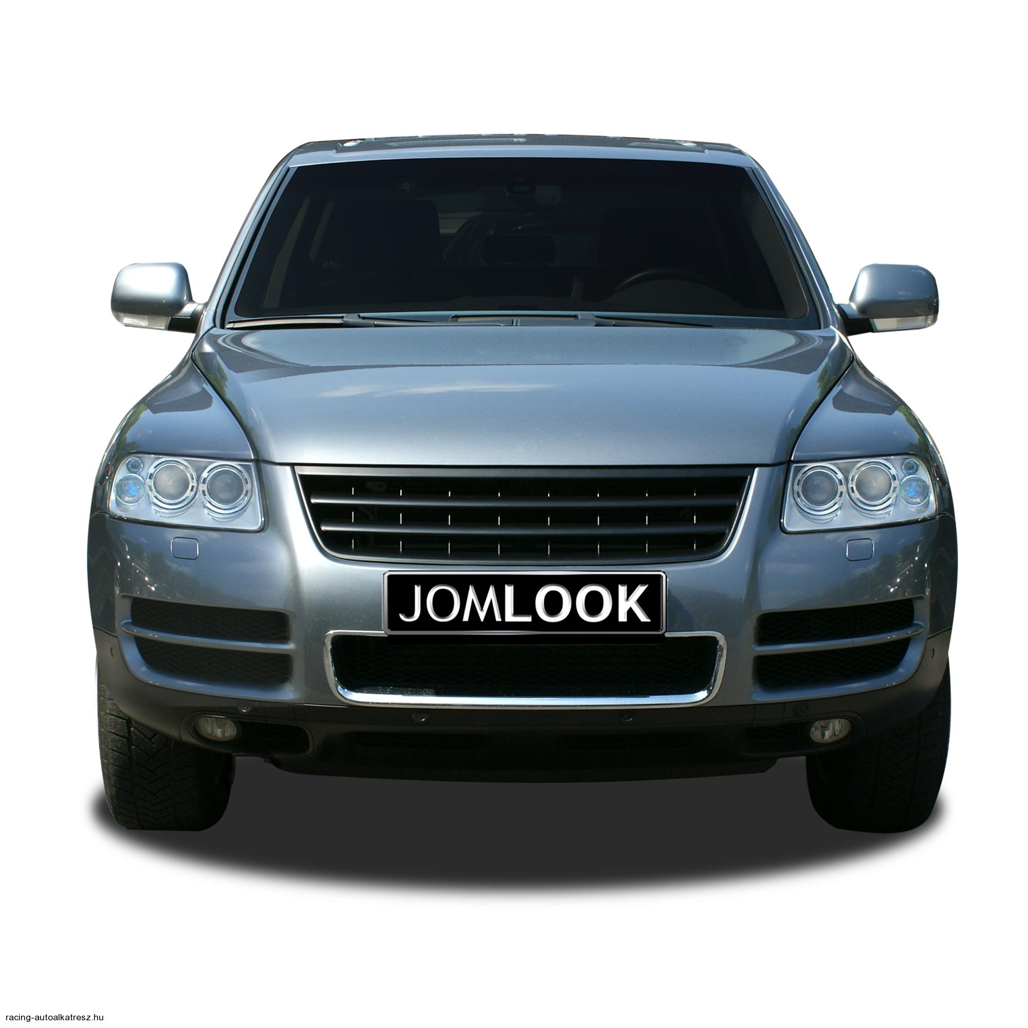 VW Touareg (7L) 02-06, márkajelzés nélküli, fekete hűtőrács