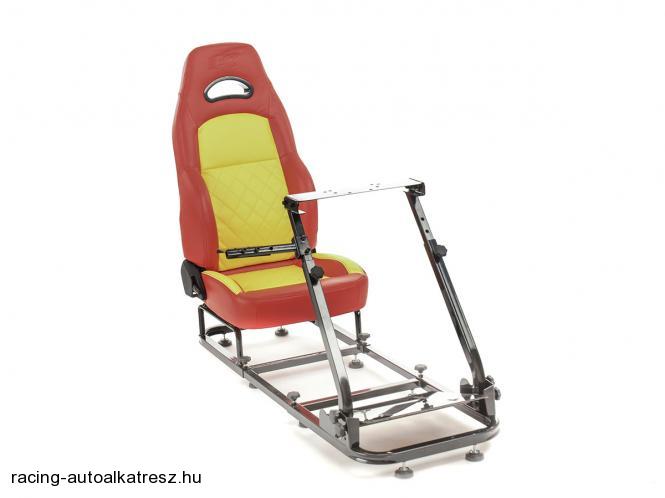 Szimulátor ülés Silvertone Piros/Sárga FK Automotive