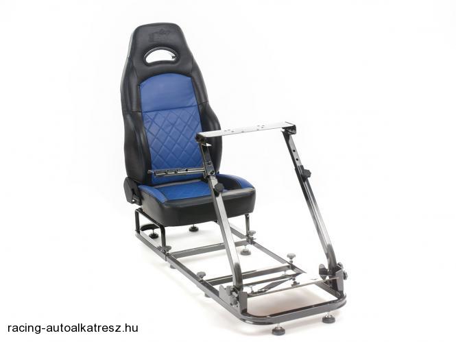 Szimulátor ülés Silvertone Fekete/Kék FK Automotive