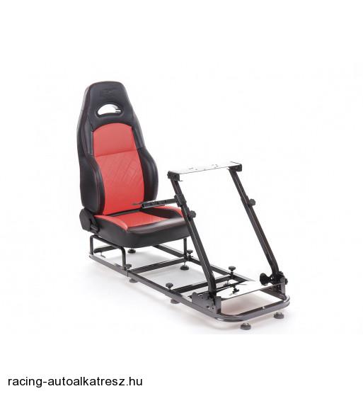 Szimulátor ülés Silvertone Piros/Fekete FK Automotive
