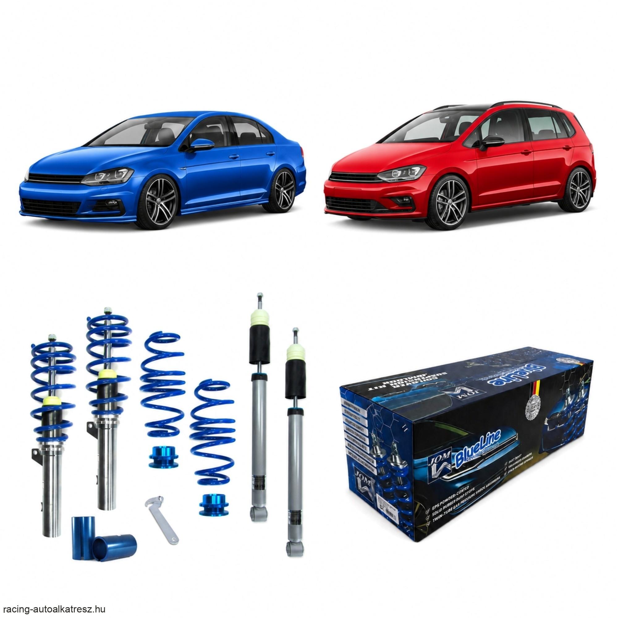 VW Golf 7 Limo és Sportsvan (AU/AUV) JOM BlueLine Állítható Magasságú Futómű
