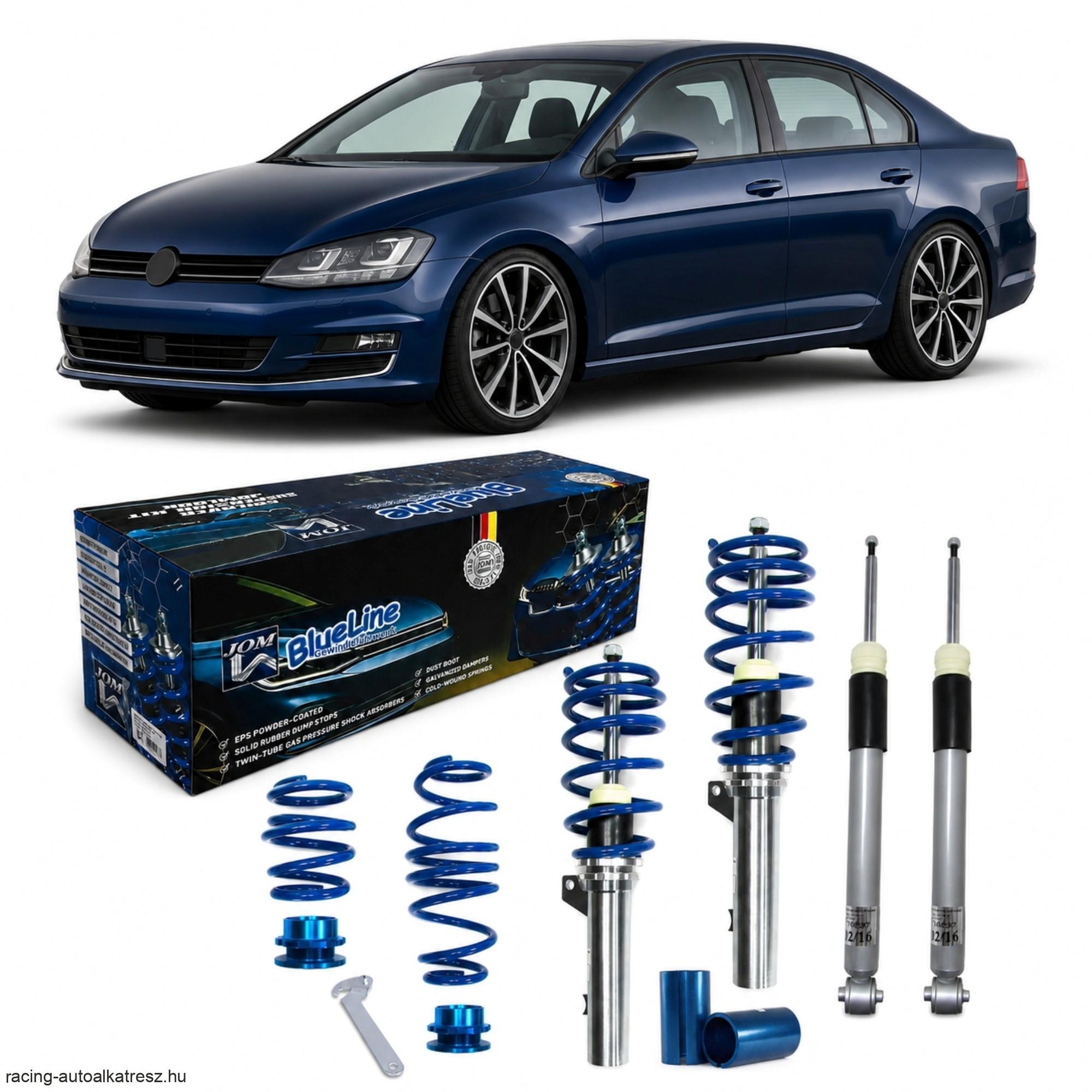 VW Golf 7 Limo és Sportsvan (AU/AUV) JOM BlueLine Állítható Magasságú Futómű
