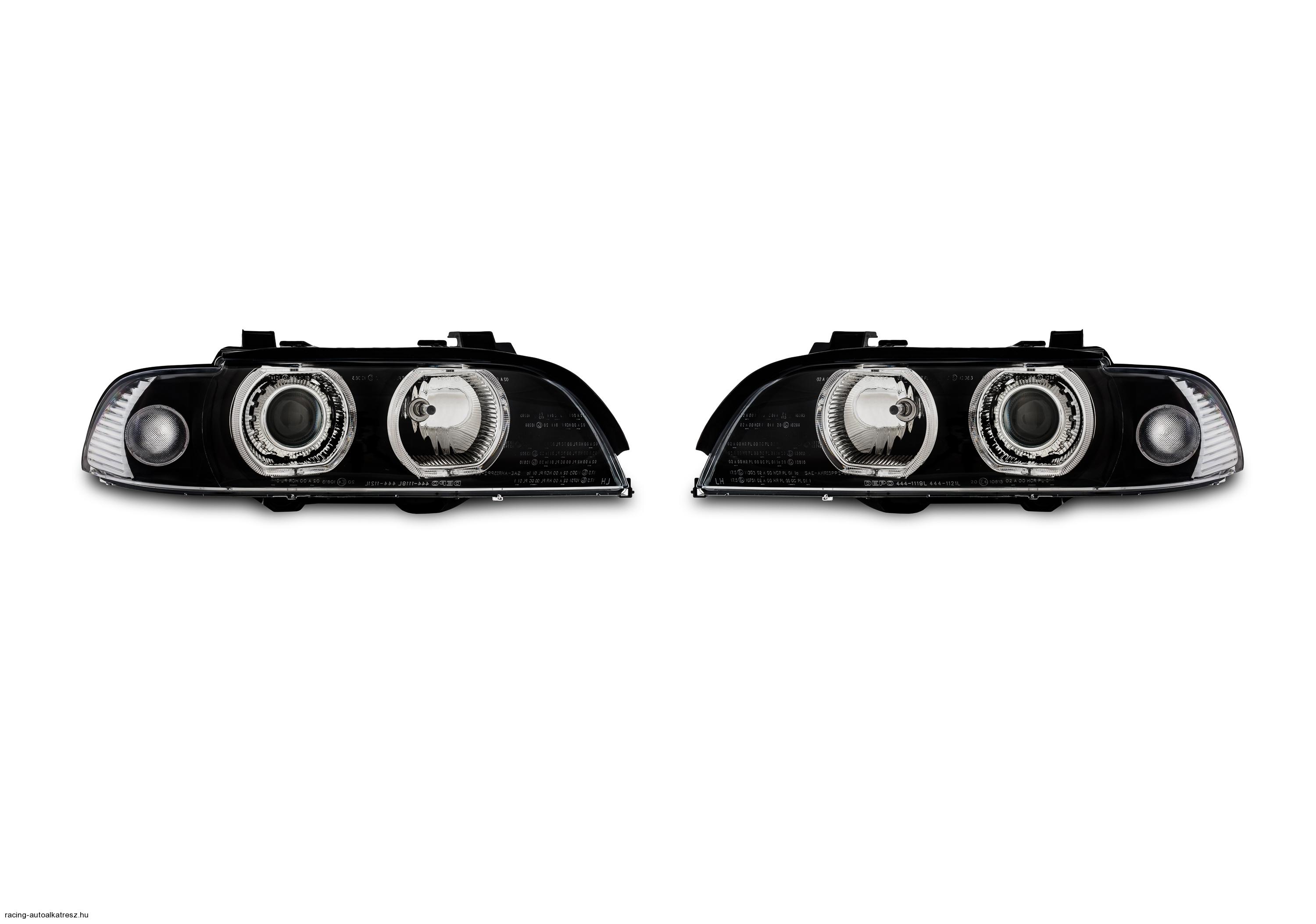 BMW E39, LED Angel Eyes Első Fényszóró Lámpa by JOM, (Évj.: 1995.09 - 2000) 