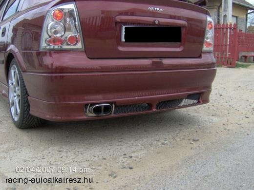 Opel Astra G hátsó lökhárító toldat,4 ajt.sedan