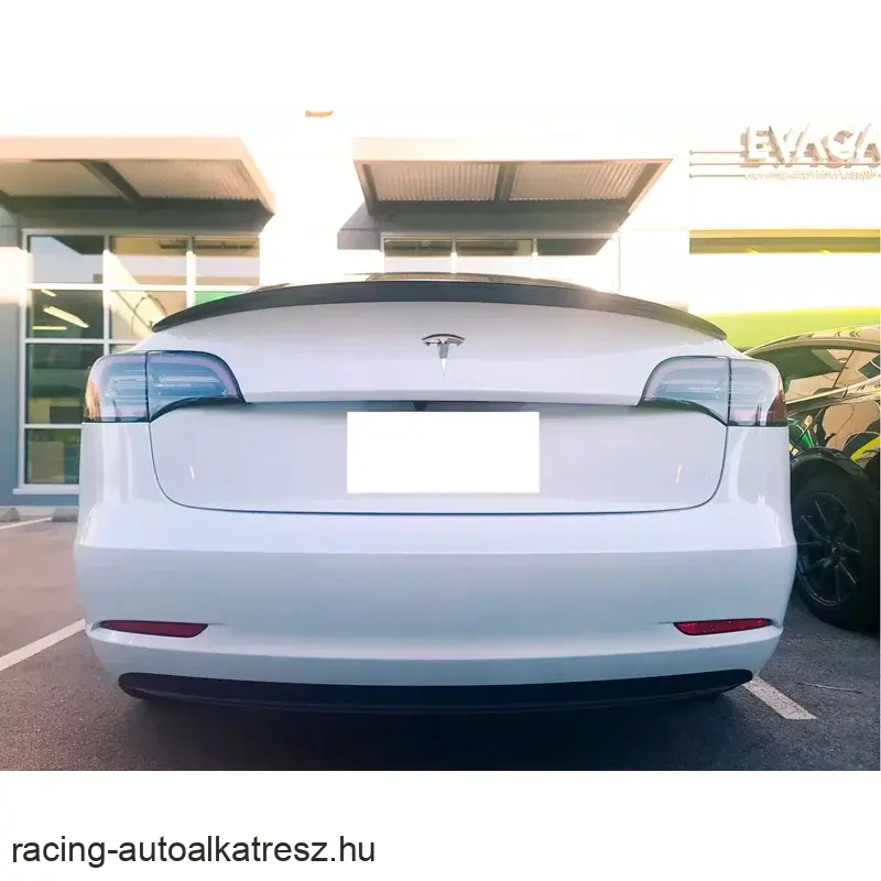 Tesla Model 3 (2017-) – Fényezetlen csomagtérajtó spoiler / szárny (Motordrome)