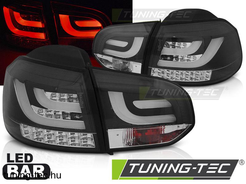 VW GOLF 6 10.08-12 BLACK LED BAR Tuning-Tec Hátsó Lámpa