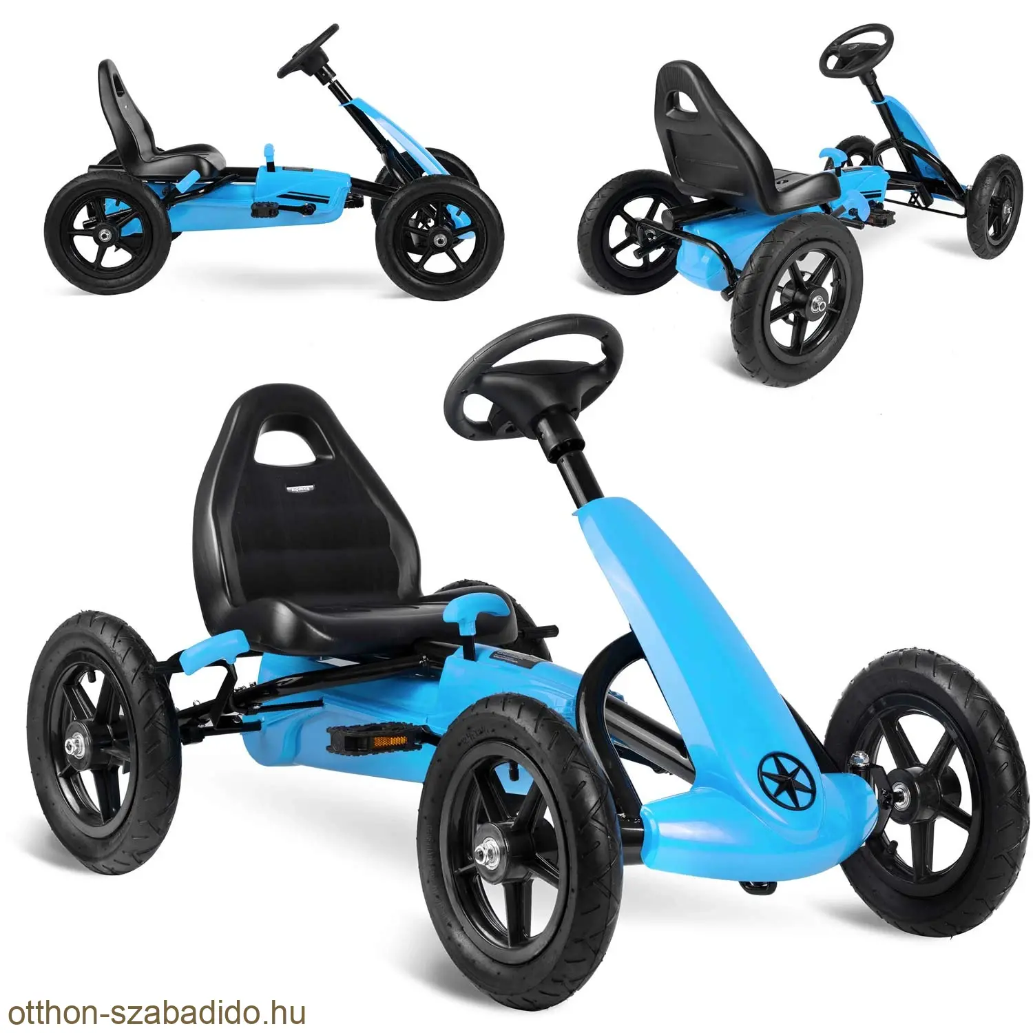 Ricokids gyermek pedálos gokart RK-592 kék
