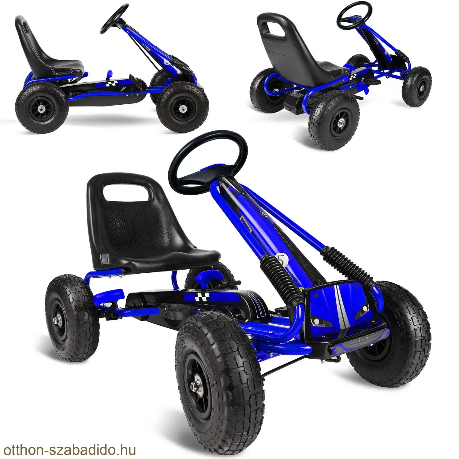 Ricokids gyermek pedálos gokart RK-594 kék