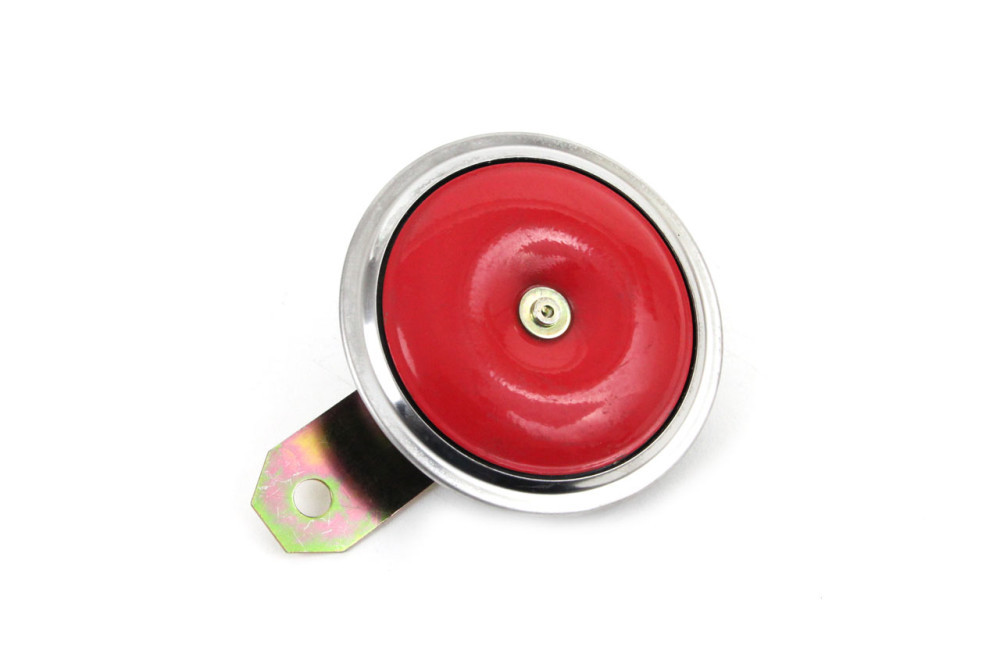 Autós tányér kürt 12V, 118db, 90mm, 01714
