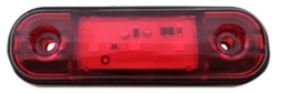 3LED-es szélességjelző - piros - 12-24V
