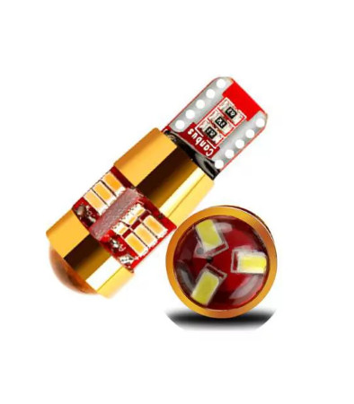 SMD-W08736 T10-27SMD Led CANBUS - fehér -  12-24V
