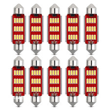 SMD-ROOF-10SMD-39 - 10db-os 39MM Szofita Led 12V hűtőbordás CANBUS
