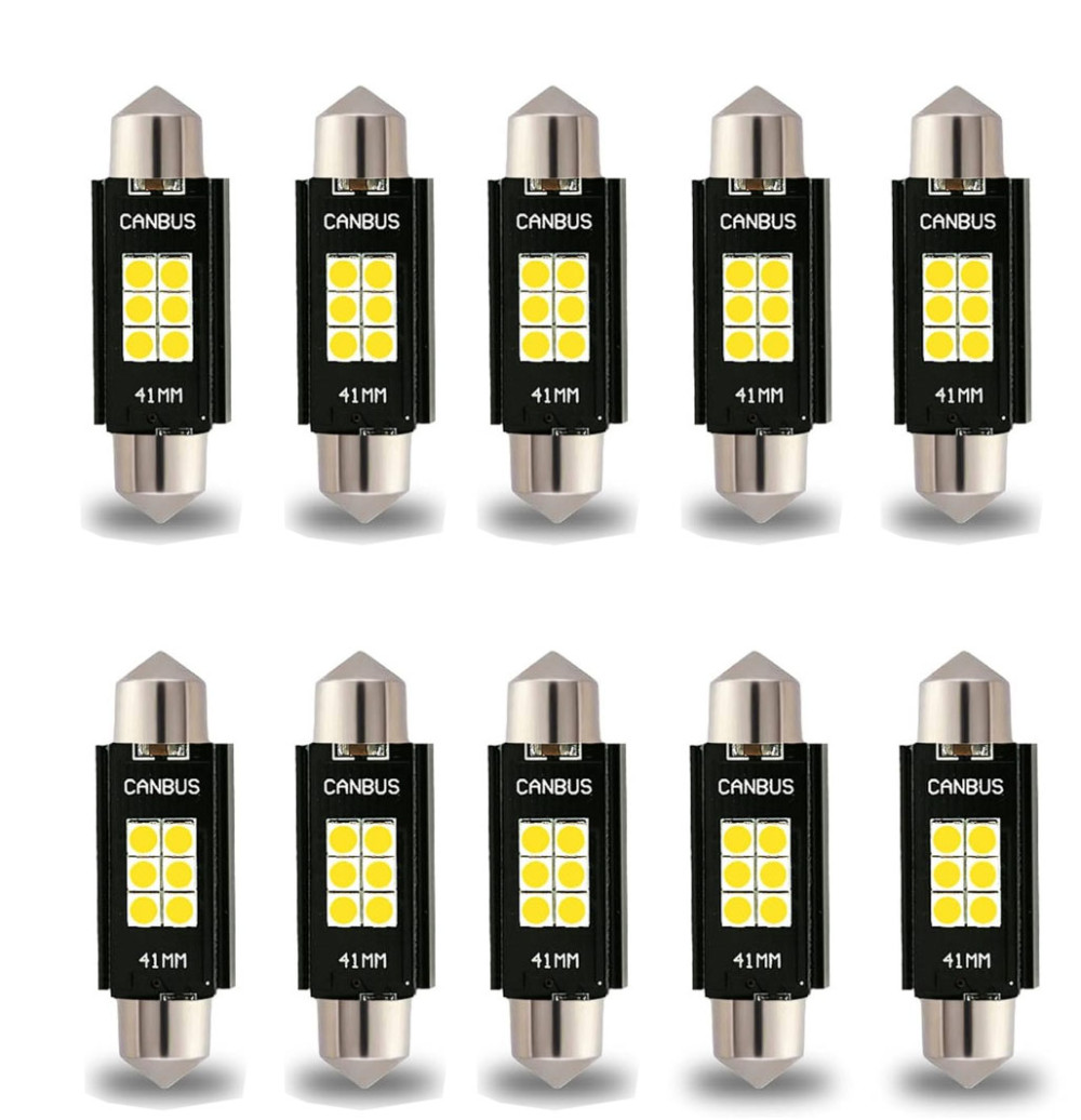 SMD-ROOF-3030-31 - 10db-os 31MM-3030-6SMD Szofita - CANBUS - 12-24V Hűtőbordákkal
