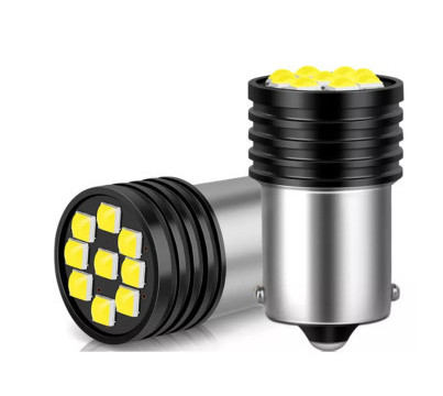 SMD-1157-9SMD 2db-os 21/5W - fehér - 12-24V
