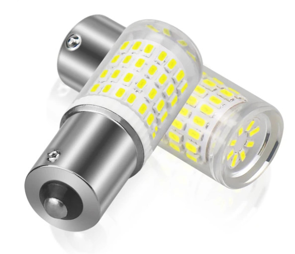SMD-W14624 21W(1156) 80SMD Led Canbus - fehér - 12-24V
