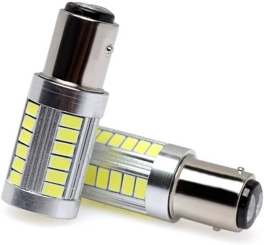 SMD-W08382-3 21/5W(1157) 33SMD Led - fehér - 12-24V
