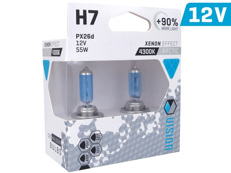 VISION Artic H7 izzó fehér - 12V/55W - 90%
