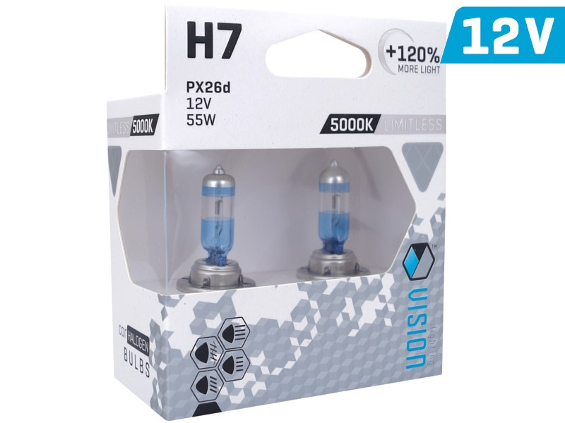 VISION Artic H7 izzó fehér - 12V/55W - 120%

