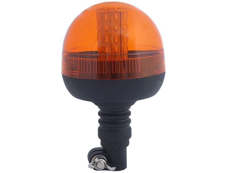 40LED-es sárga villogó 12/24V - E jeles - csőre szerelhető
