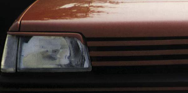 PEUGEOT 205, Szemöldök
