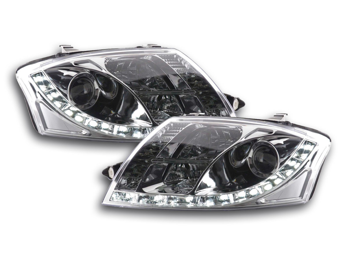 DRL Nappali menetfényes fényszóró  Audi TT típus: 8N évjárat: 99-05 króm
