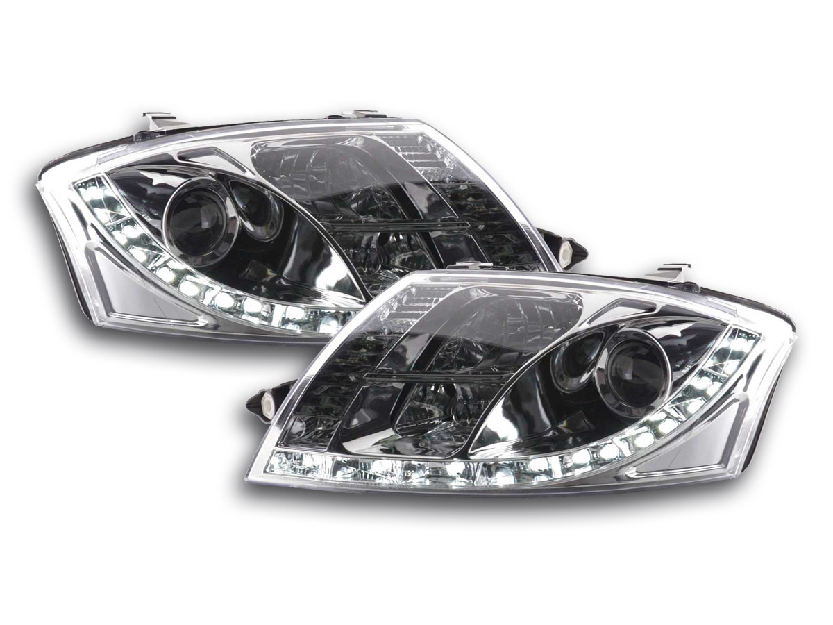 DRL Nappali menetfényes fényszóró  Audi TT típus: 8N évjárat: 99-05 króm