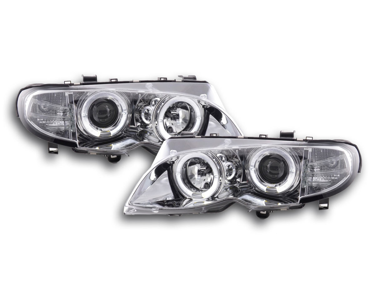 Fényszóró BMW széria: 3 E46 szedán/Touring évjárat: 02-05 króm