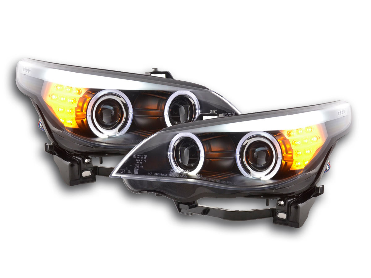 Fényszóró BMW széria: 5 E60/E61 évjárat: 03-07 fekete