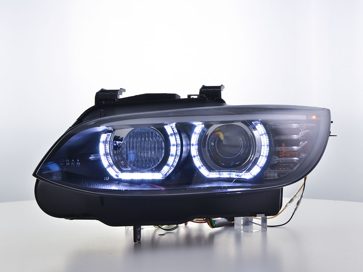 Nappali menetfényes fényszóró xenon LED nappali menetfény DRL-el BMW széria:s 3 E92/E93 évjárat: 06-10 fekete