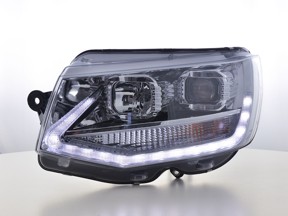 fényszórók nappali menetfény LED nappali menetfény VW transporter T6 évjárat: 2015 évjárattól króm