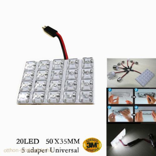 20 LED-es, 65x35mm, Adapteres LED Panel 