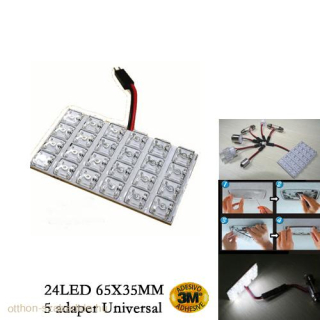 24 LED-es, 60x35mm-es, Adapteres LED Panel 