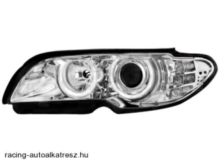 BMW E46 Coupe Angel Eyes, Első Fényszóró, Led-es index-el (Évj.: 2003 - 2006)