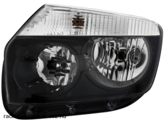 Dacia Duster 09+_Black Első Fényszóró, Lámpa (Évj.: 2009-től) 