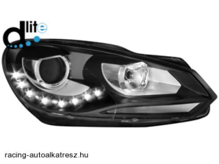 VW Golf VI Első Lámpa, Dectane, D-Lite, Nappali Menetfénnyel (Évj.: 2008 -tól)