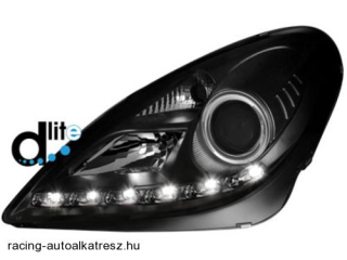 Mercedes-Benz R171 SLK Első Fényszóró Lámpa, Dectane, D-Lite, Nappali Menetfénnyel (Évj.: 2004 - 2011)