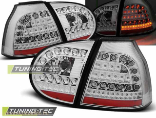 VW Golf 5 Tuning-Tec LED Hátsó Lámpa LEDes index-szel (Évj.:2003.10 - 2009)