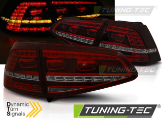 VW Golf 7 Dinamikus LED Füst GTI Hátsó Lámpa (Évj.: 2013 - 2017) by Tuning-Tec 