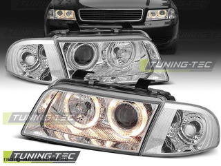 Audi A4 Első Lámpa, Tuning-Tec, Angel Eyes (Évj.: 1994.11 - 1998.12) 